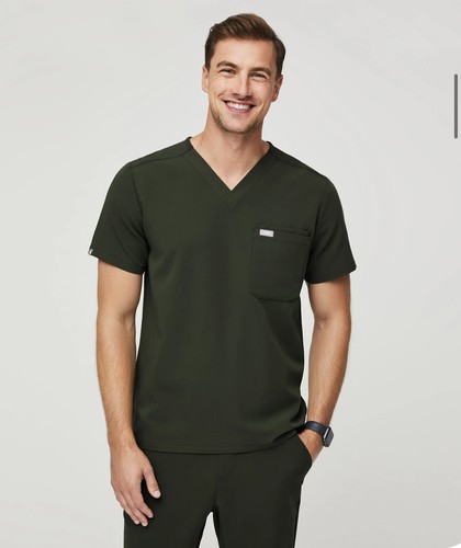 Figs scrubs moss green size - figs,