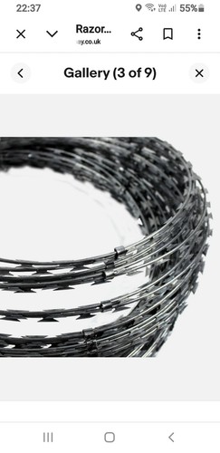Razor wire - razor,