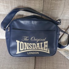 The Original Lonsdale Long Sports Bag Gym Travel Bag Navy Blue