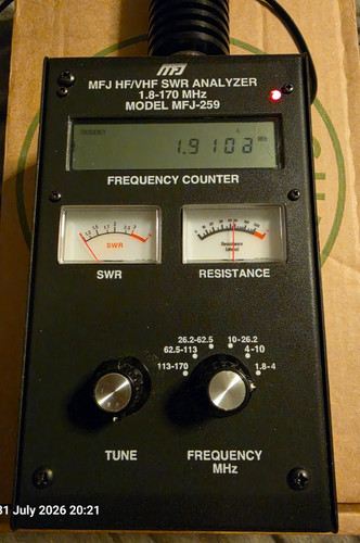 Mfj 259 antenna analyser - mfj-259,