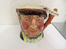 Vintage Widdicombe Fair "Uncle Tom Cobleigh" Handpainted Musical Toby Jug.
