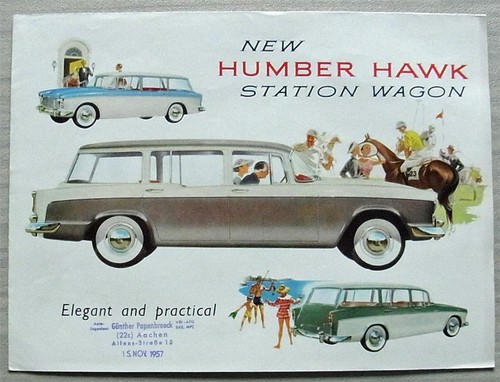 Humber hawk station - station, car