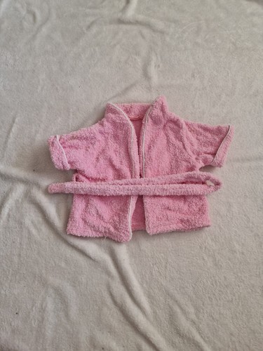 Pink bear factory bathrobe - bear, bathrobe/