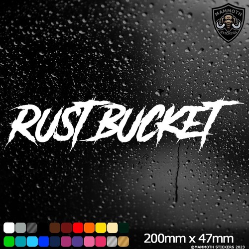 Rust bucket jdm sticker decal - jdm,