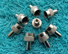 8 x Metal Schrader Car Tyre