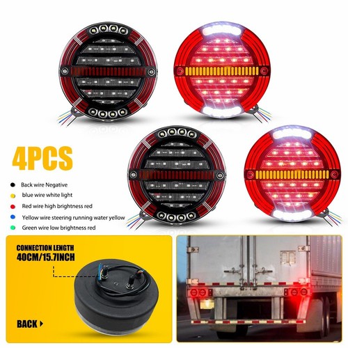 24v led round rear tail - led,