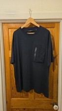 Belstaff chest pocket tshirt Dark Navy Blue Size 3xl 26 Inch Ptp