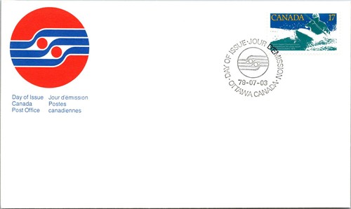 Canada fdc 1979 canoe kayak - 1979,