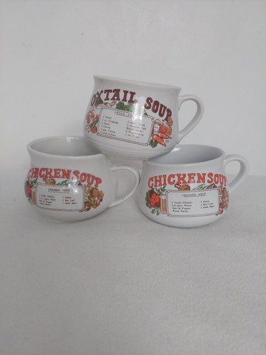 Vintage retro recipe soup - retro,