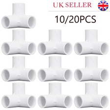 10/20PCS 3-Way Elbow PVC