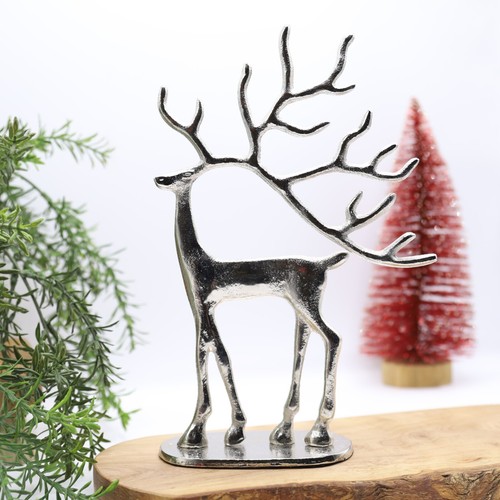 Silver aluminium deer antler - aluminium,