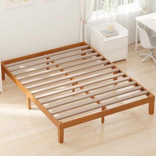 Queen size wood bed frame - size,