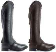 Brogini Marconia Easy Care Gaiters Synthetic Stretch Adults Chaps Black/Brown