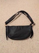 Women's shoulder black bag