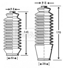 BORG & BECK Front Steering