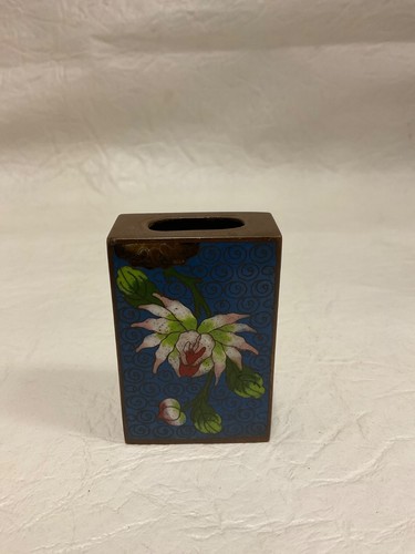 Vtg chinese cloisonne matchbox - vtg.chinese,