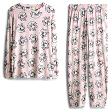 Ladies Minky Fleece Pyjamas