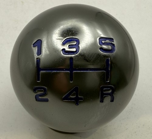 Silver round gear knob 5 - r1,