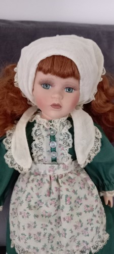 Alberon porcelain doll 16 - porcelain,