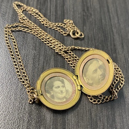 Antique monogram locket - locket, &
