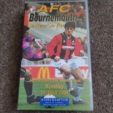 AFC Bournemouth - So Near So Far.  Wembley, 19 April 1998 RARE VHS