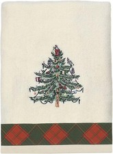Hand towel red - towel, cotton