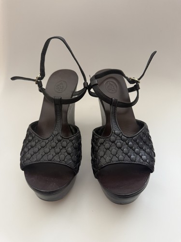 Chocolate brown leather