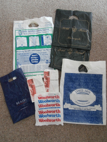 Vintage shopping bags