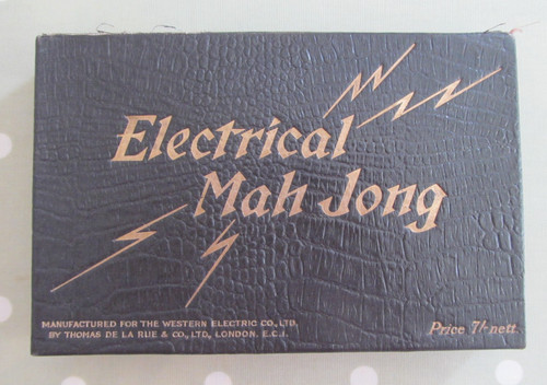 Antique electrical mah jong - electrical,