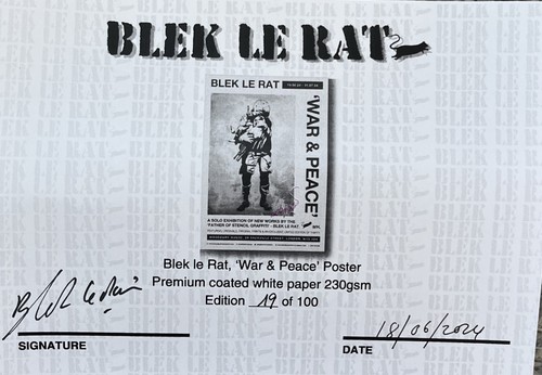 Blek rat war - blek, le