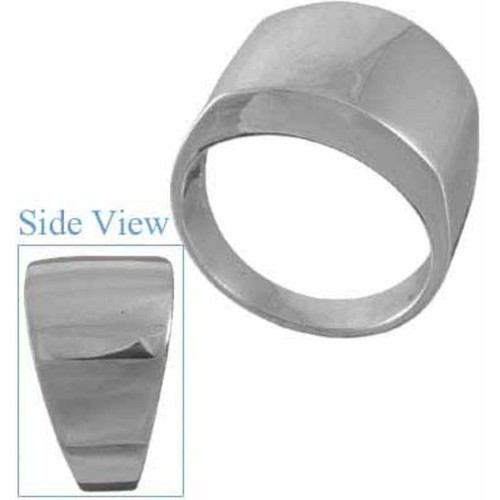 Sterling silver chunky - sterling, square