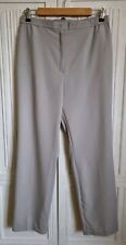 Finnkarelia Size 16 Trousers- Grey, Elastic Waist Panels, Pockets (237)