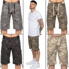 Enzo Mens Cargo Shorts