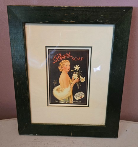 Vintage pears soap print - vintage,