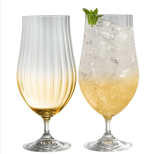 Set four galway crystal - of,
