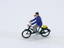 Preiser Figure Cyclist Man On