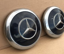 Pair Mercedes Benz Vintage Wheel Hub Caps W120 W121 PONTON PAGODA 1950s original