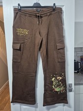 New Ed Hardy Koi Cargo Joggers