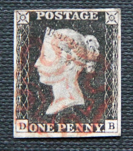 1840 penny black 4 - 1840,