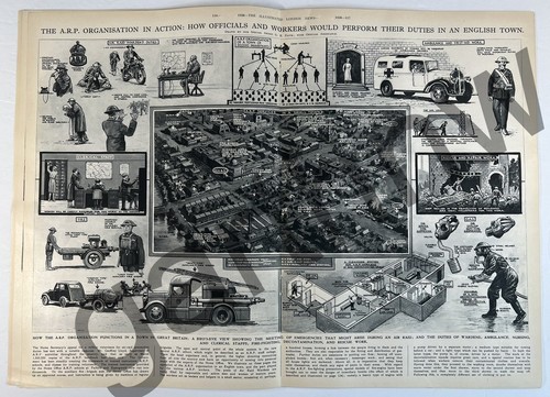 English air raid warden - english,