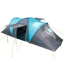 skandika Hammerfest 6 Person/Man Family Tent Camping Dome Blue Canopy New