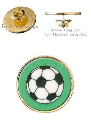 Football 26mm metal lapel - football,