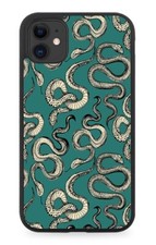Dark Green Snakes Design