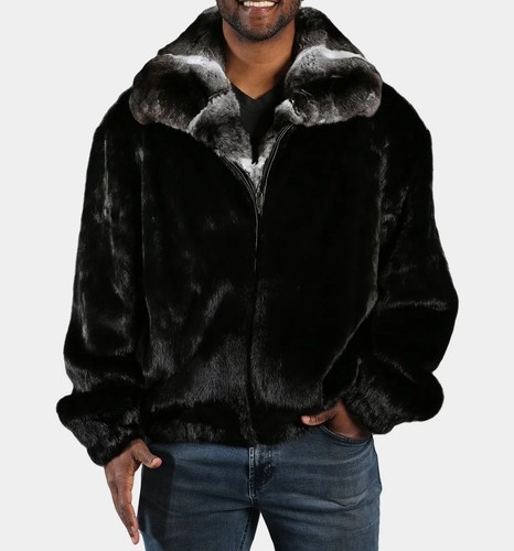 Real mink fur jacket - mink,