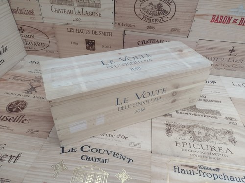 Wooden wine box crate with - wooden,