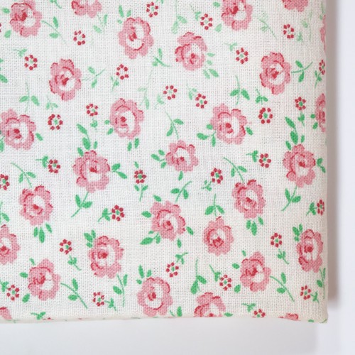 Vintage feedsack fabric pink - vintage,