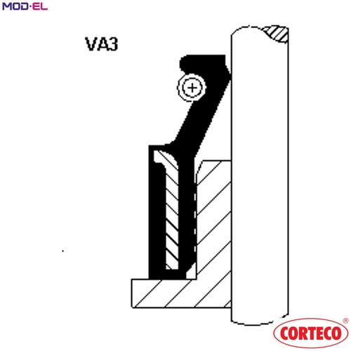 Seal ring valve stem 19025696 - ring,