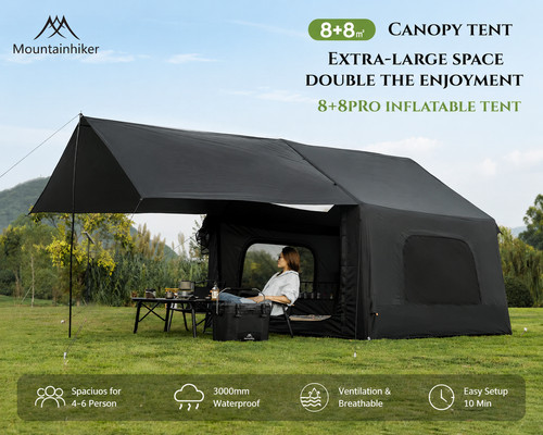 Inflatable camping tent - camping, 4