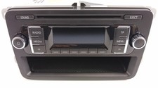 VW RCD 210 RADIO STEREO HEAD UNIT + CODE GENUINE PART 5K0057156AX
