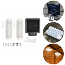 2x Solar Powered LED Lights
